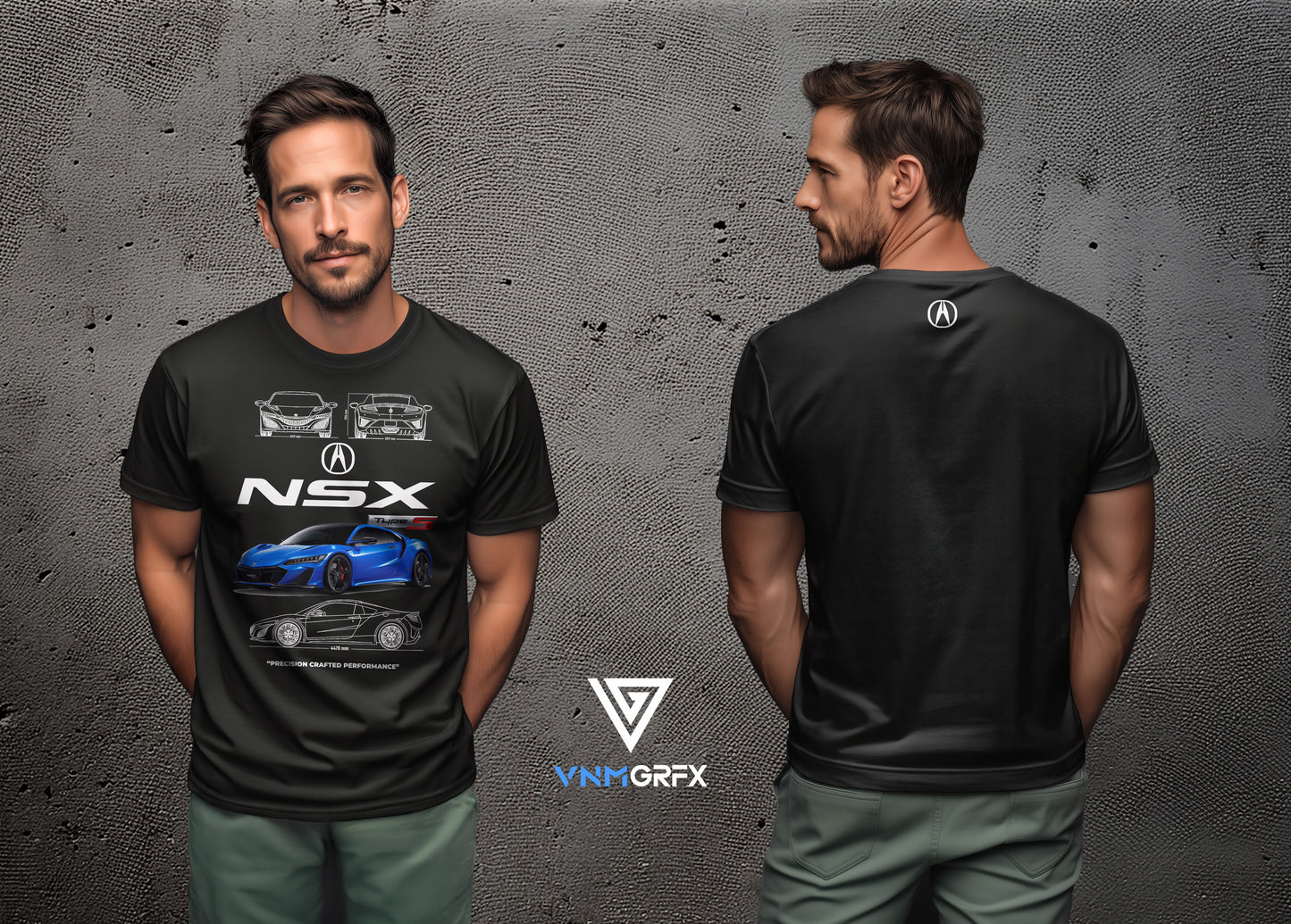 Camiseta Acura NSX Type S