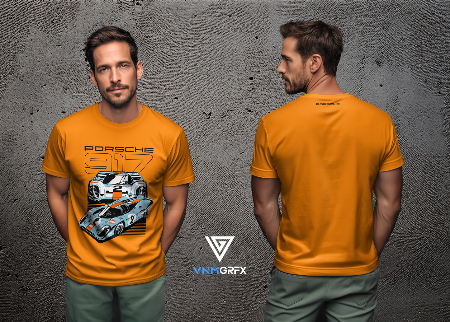 Camiseta Porsche 917 Gulf