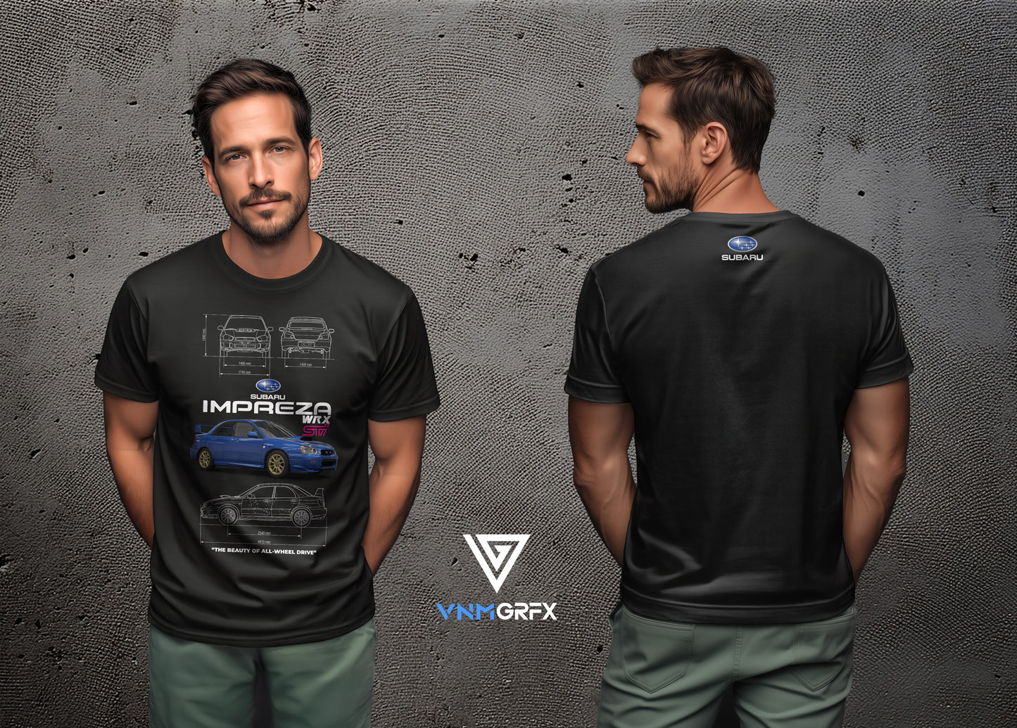Camiseta Subaru Impreza WRX STI