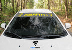 Abarth sunshade