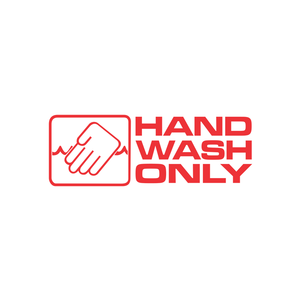 Sticker Hand Wash Only
