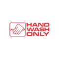 Sticker Hand Wash Only