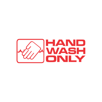 Sticker Hand Wash Only