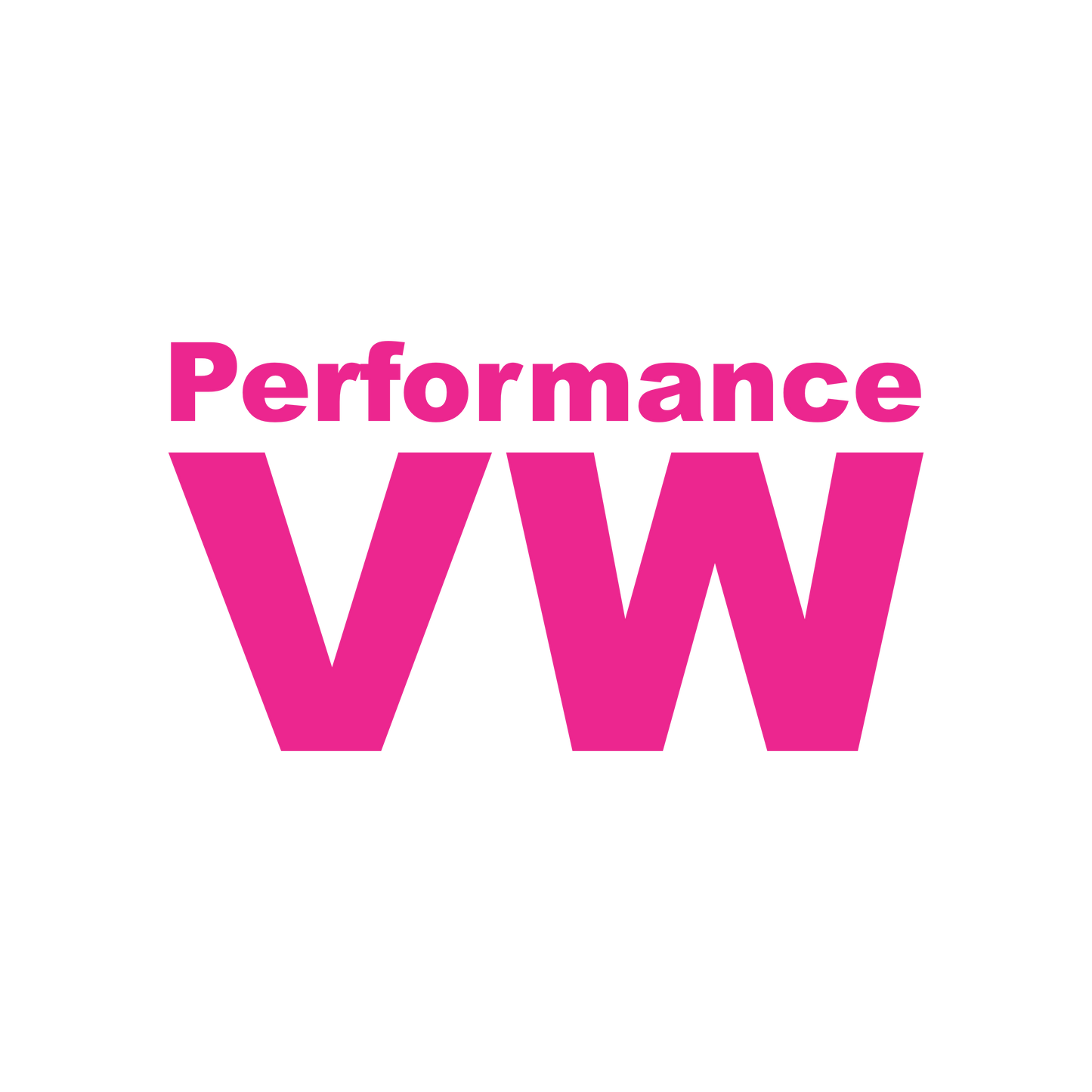 Sticker Performance VW